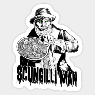 Scungilli Man Tshirt Sticker